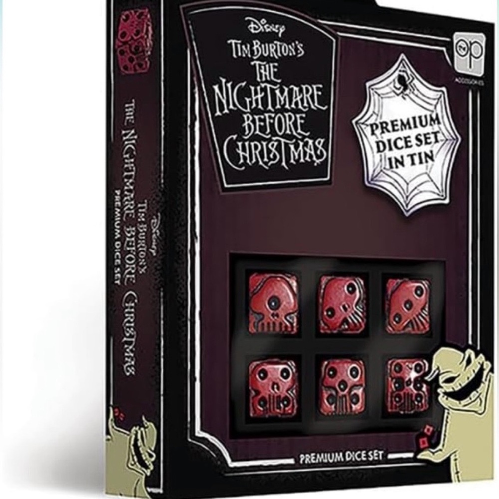 Disney The Nightmare Before Christmas Red Dice Set